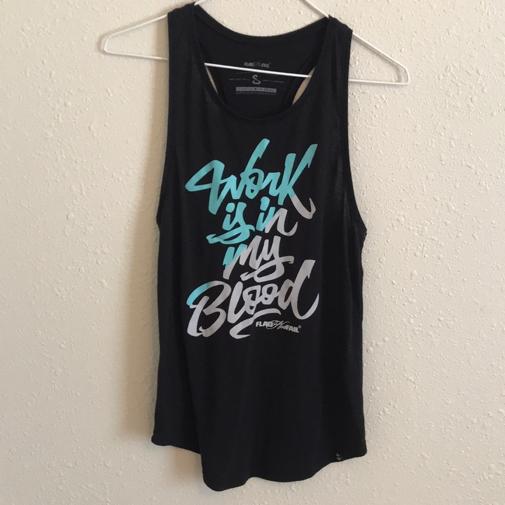 Flagnorfail black muscle tank